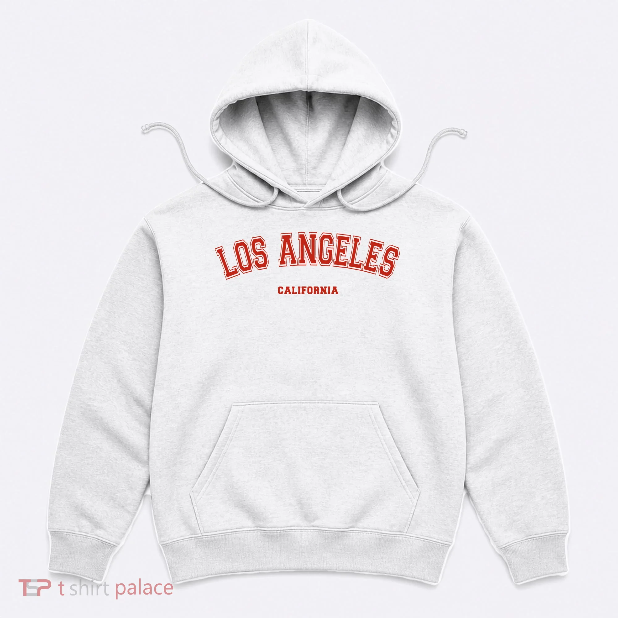 Los Angeles California CA Red Lette Hoodie