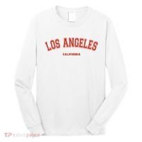 Los Angeles California CA Red Lette Long Sleeve Shirt thumb 0