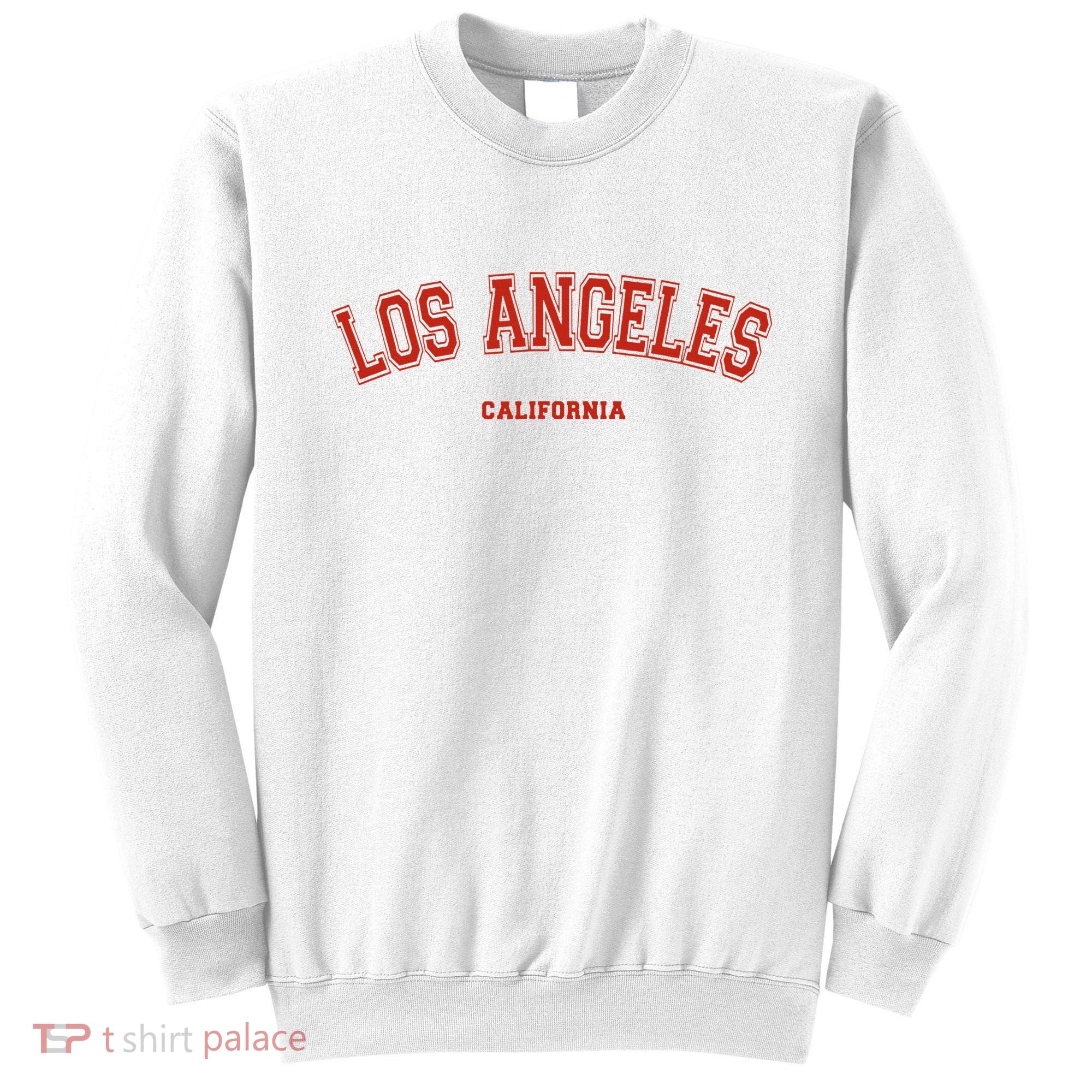 Los Angeles California CA Red Lette Sweatshirt