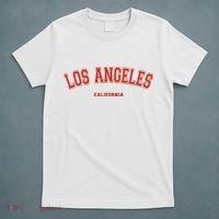 Los Angeles California CA Red Lette T-Shirt thumb 5