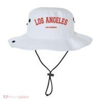 Los Angeles California CA Red Lette Bucket Hat thumb 0