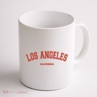 Los Angeles California CA Red Lette Coffee Mug thumb 1