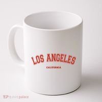 Los Angeles California CA Red Lette Coffee Mug thumb 0