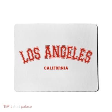 Los Angeles California CA Red Lette Mousepad
