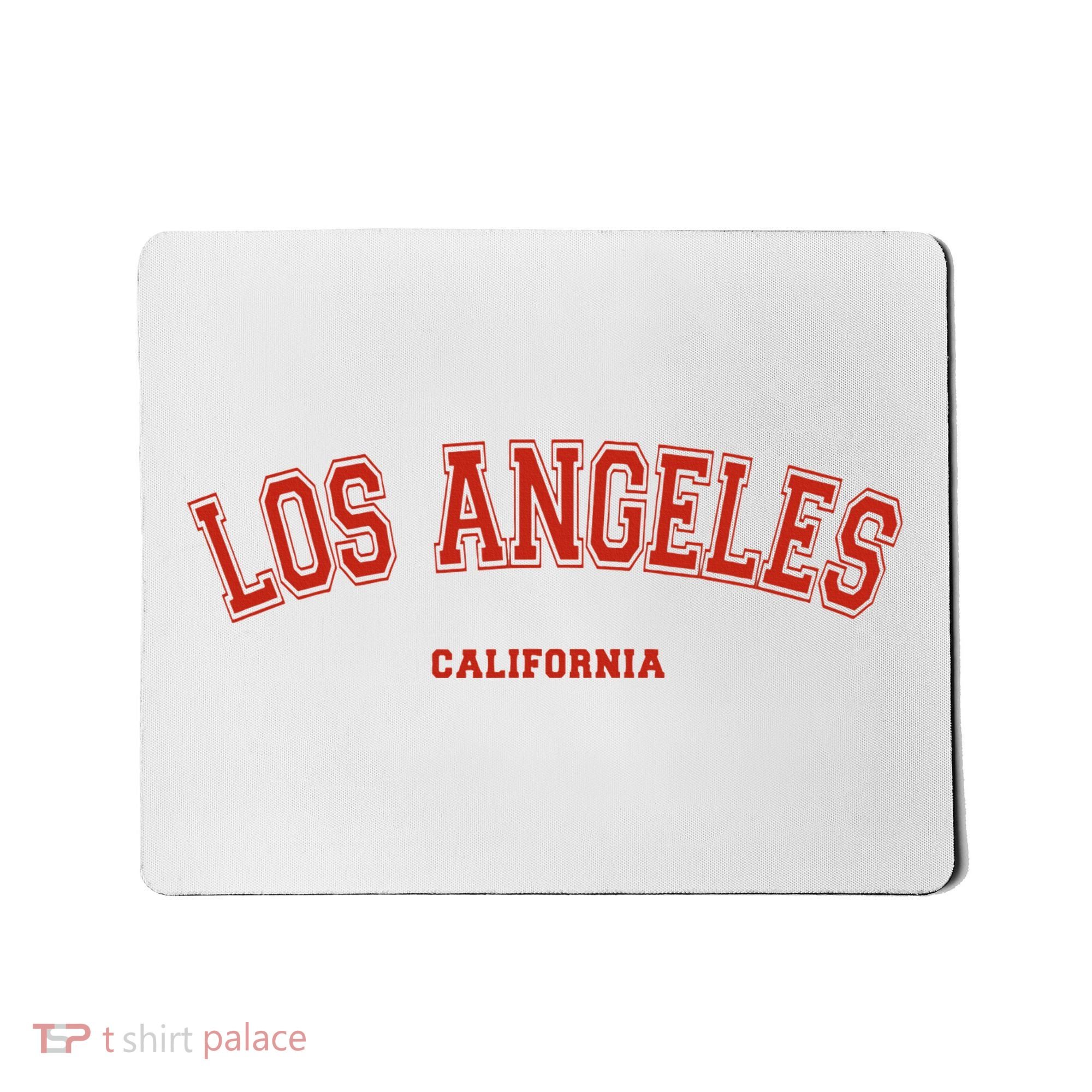 Los Angeles California CA Red Lette Mousepad