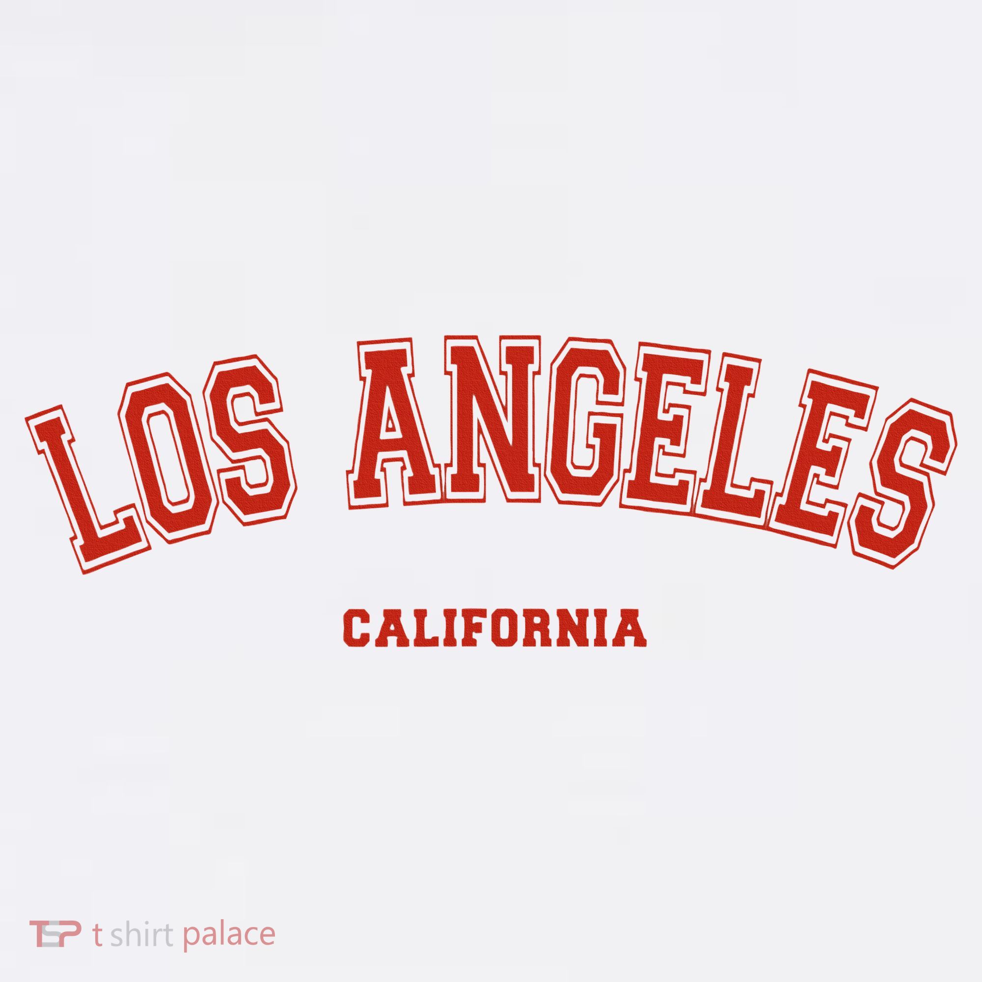 Los Angeles California CA Red Lette Ornament