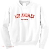 Los Angeles California CA Red Lette Kids Sweatshirt thumb 0