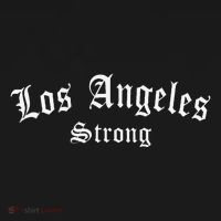 Los Angeles California Vintage We Stand La Strong Gift T-Shirt thumb 7