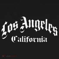 Los Angeles California Old School Bucket Hat thumb 4