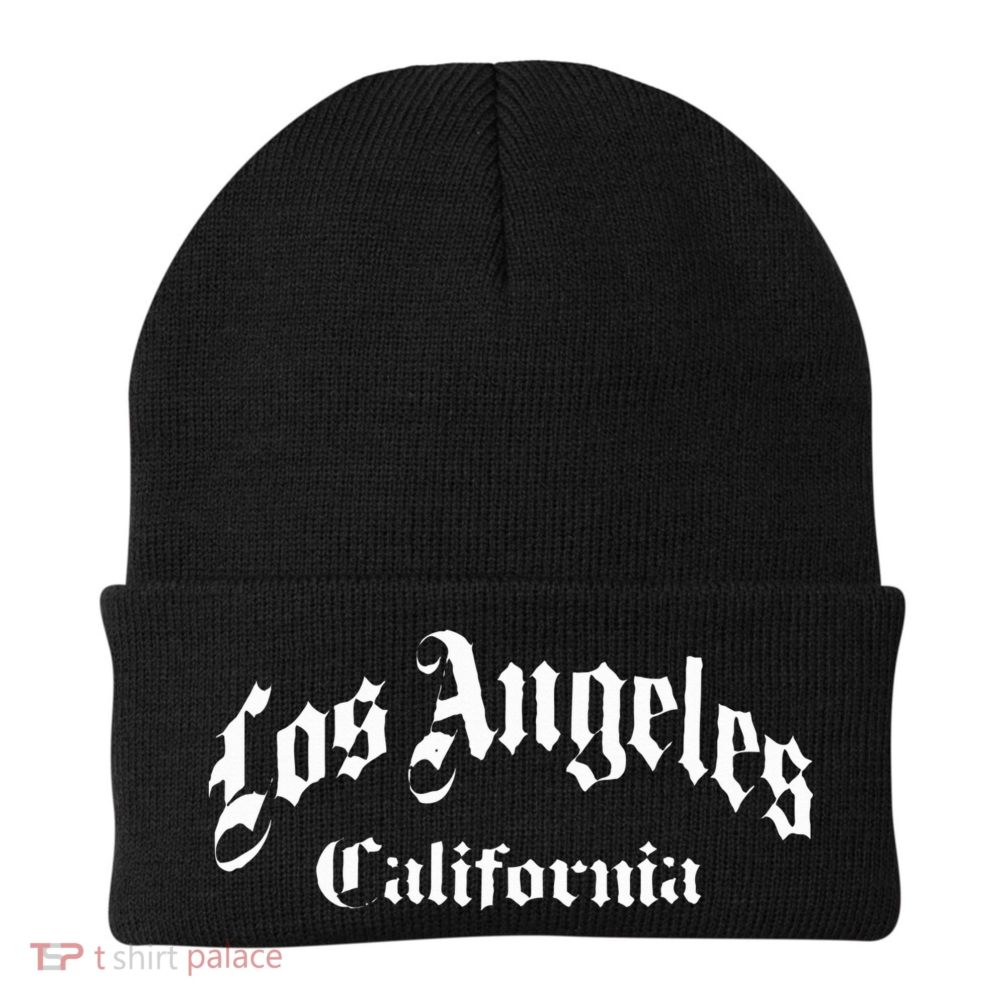 Los Angeles California Old School Beanie