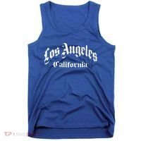 Los Angeles California Old School Tank Top thumb 0