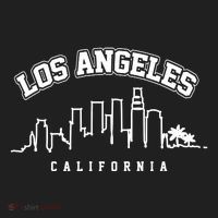 Los Angeles California City Skyline Retro Women's Sweatshirt thumb 2