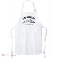 Los Angeles California City Skyline Retro Apron thumb 0