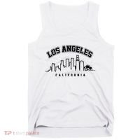 Los Angeles California City Skyline Retro Tank Top thumb 0