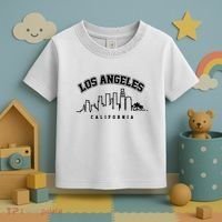 Los Angeles California City Skyline Retro Toddler T-Shirt thumb 3