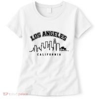 Los Angeles California City Skyline Retro Women's T-Shirt thumb 0