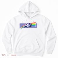 Los Angeles California Rainbow Logo Hoodie thumb 0