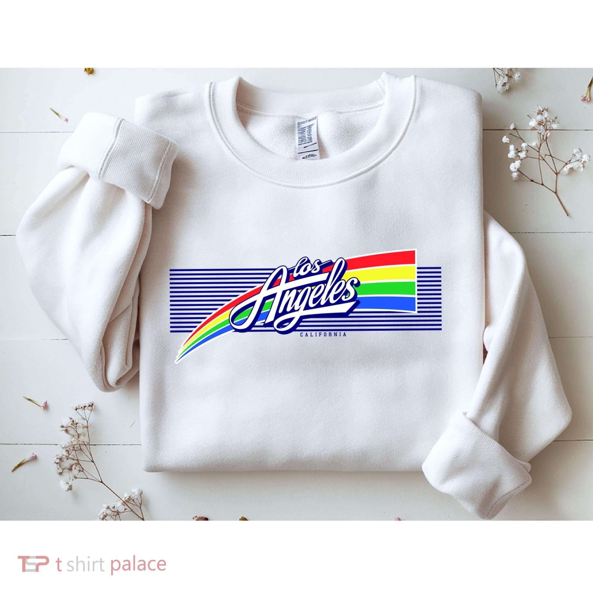 Los Angeles California Rainbow Logo Sweatshirt