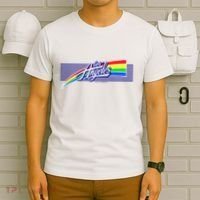 Los Angeles California Rainbow Logo T-Shirt thumb 6