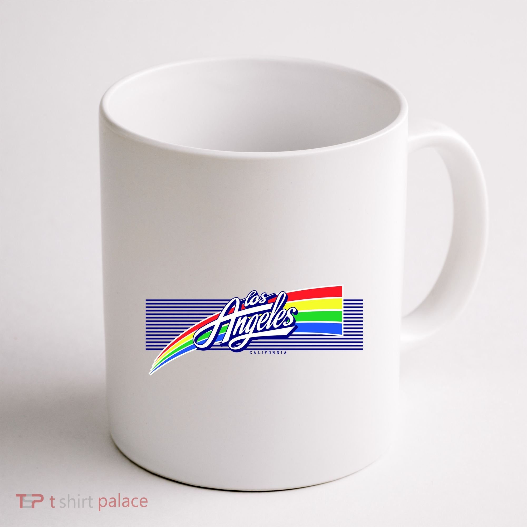 Los Angeles California Rainbow Logo Coffee Mug