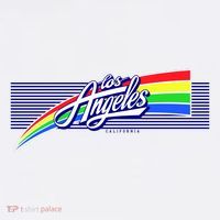 Los Angeles California Rainbow Logo Women's Hoodie thumb 2