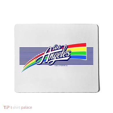 Los Angeles California Rainbow Logo Mousepad