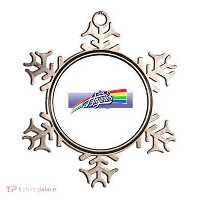 Los Angeles California Rainbow Logo Ornament