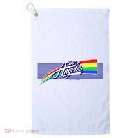 Los Angeles California Rainbow Logo Golf Towel thumb 0