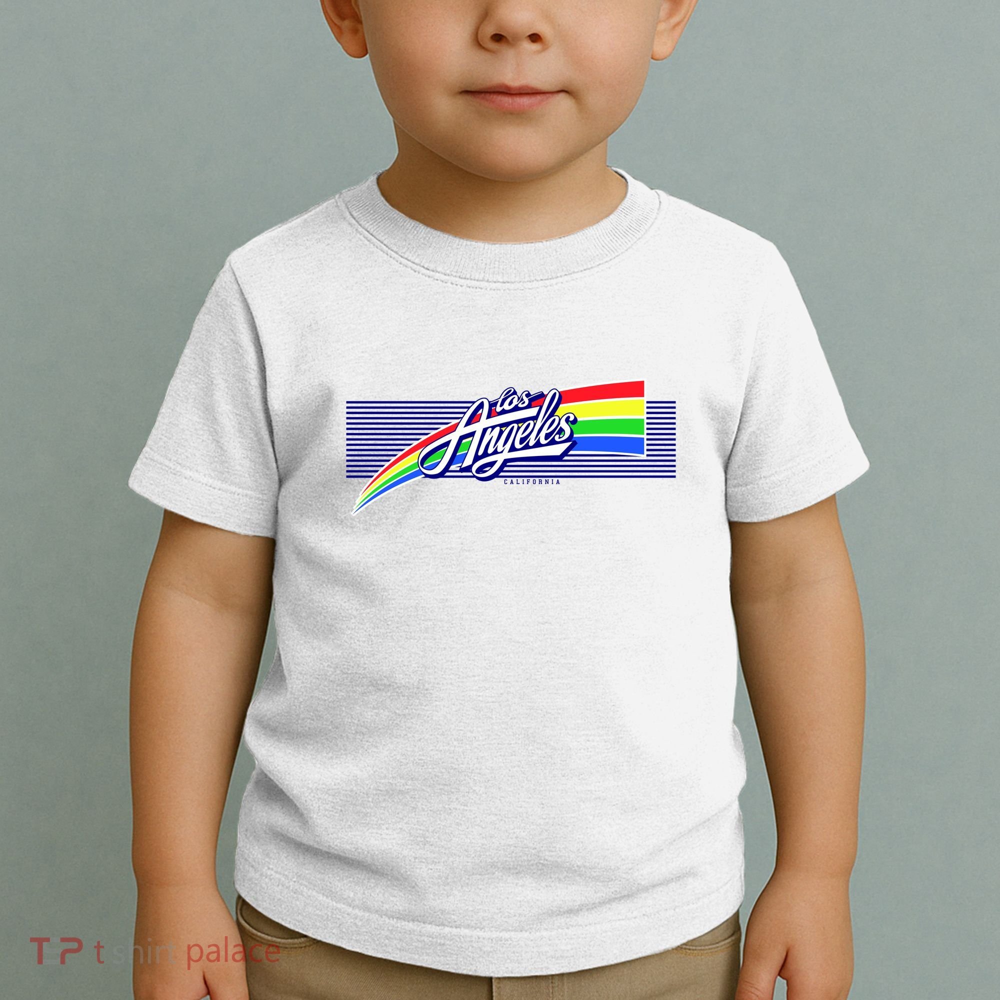 Los Angeles California Rainbow Logo Toddler T-Shirt