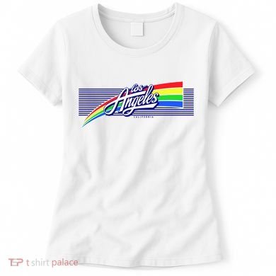 Los Angeles California Rainbow Logo Women's T-Shirt