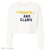 LINGUINI AND CLAMS Cropped Pullover Crew thumb 0