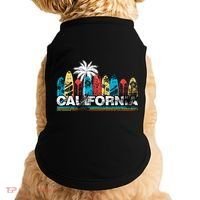 Los Angeles California Surfboard Theme Doggie Tank thumb 0
