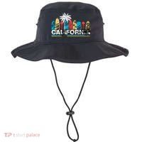 Los Angeles California Surfboard Theme Bucket Hat thumb 0