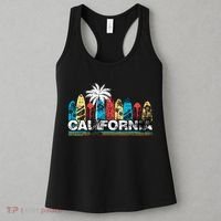 Los Angeles California Surfboard Theme Women's Tank Top thumb 3