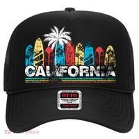 Los Angeles California Surfboard Theme Hat thumb 0