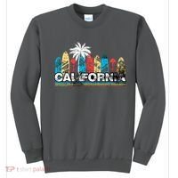 Los Angeles California Surfboard Theme Sweatshirt thumb 0