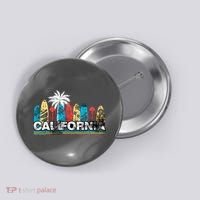 Los Angeles California Surfboard Theme Button thumb 0