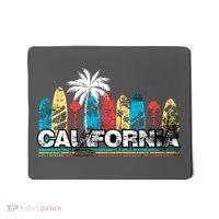 Los Angeles California Surfboard Theme Mousepad thumb 0