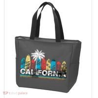 Los Angeles California Surfboard Theme Tote Bag thumb 3