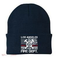 Los Angeles California Fire Department Thin Red Line Fireman Beanie thumb 0
