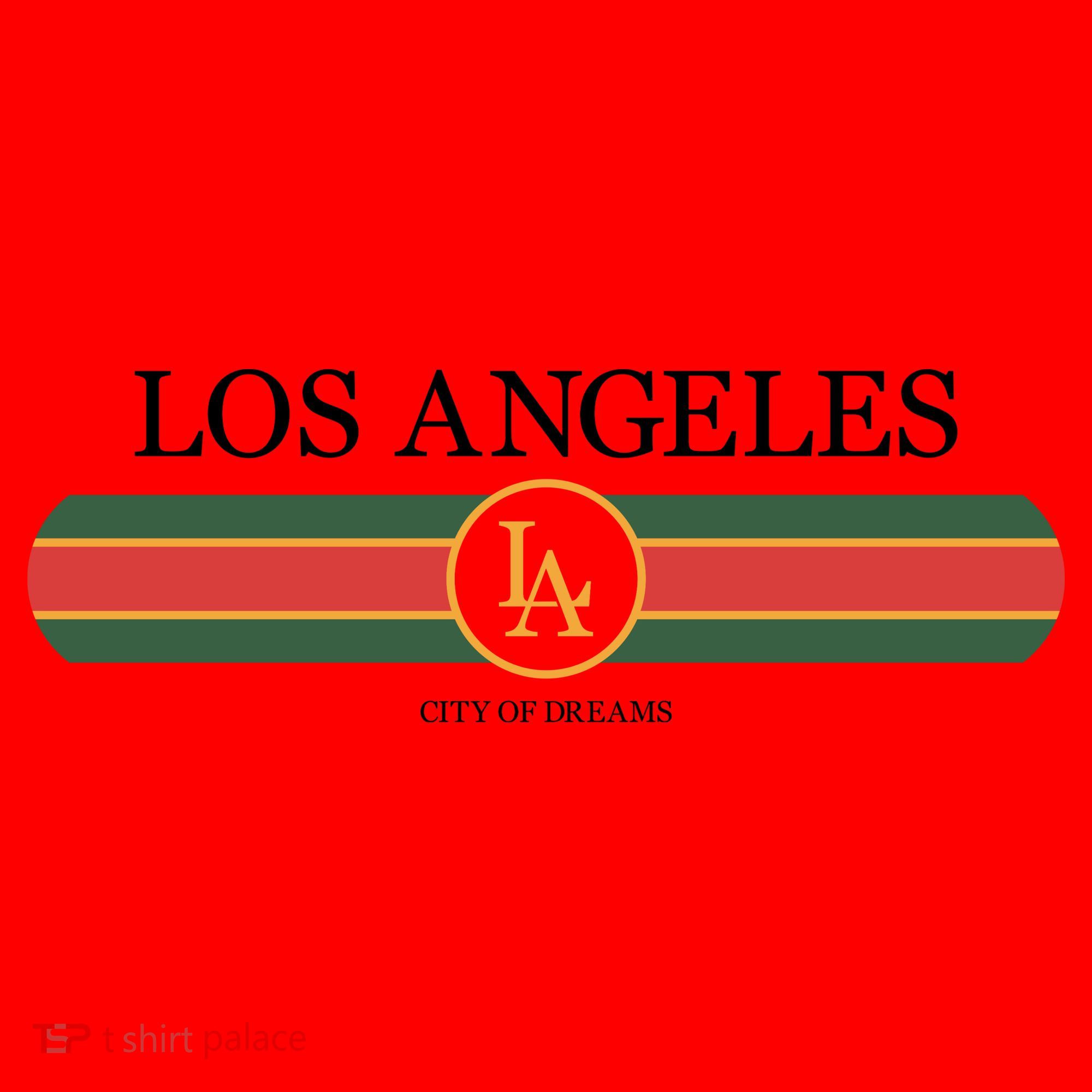 Los Angeles City Of Dreams Santa Hat