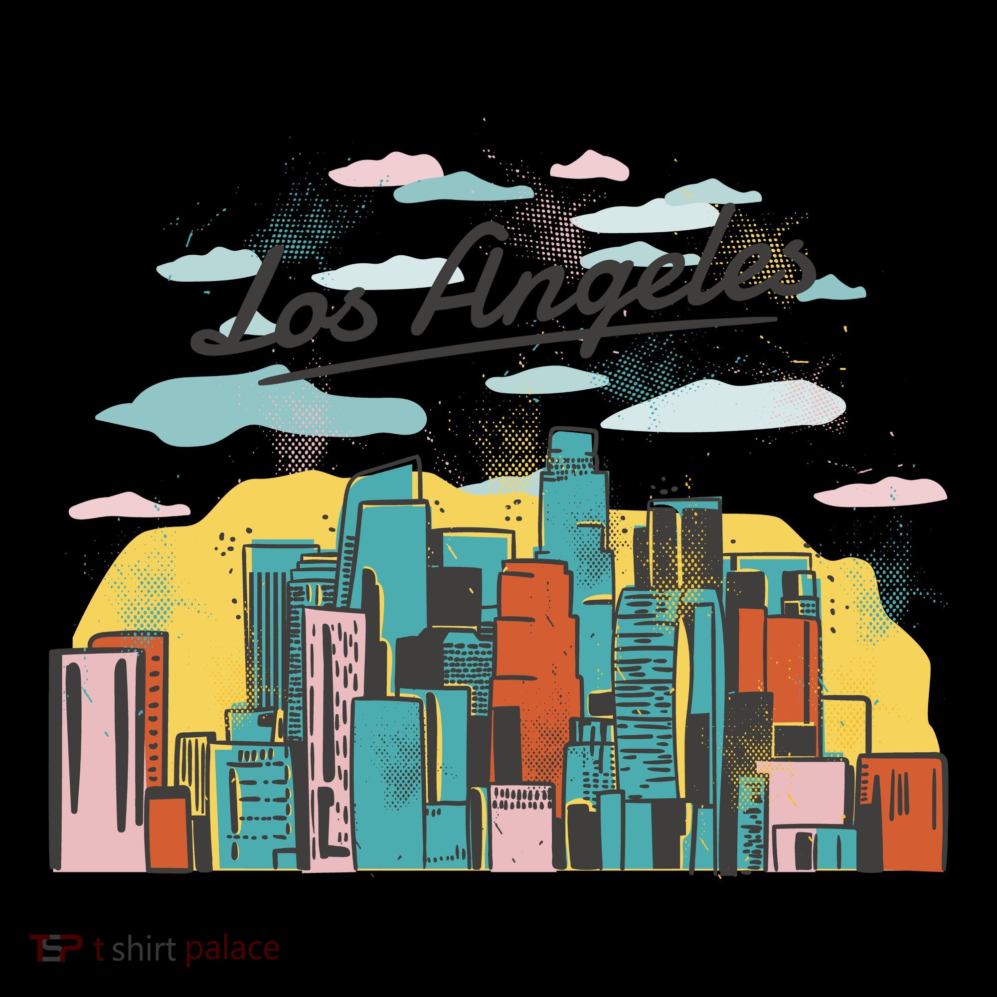 Los Angeles City View Toddler Hoodie