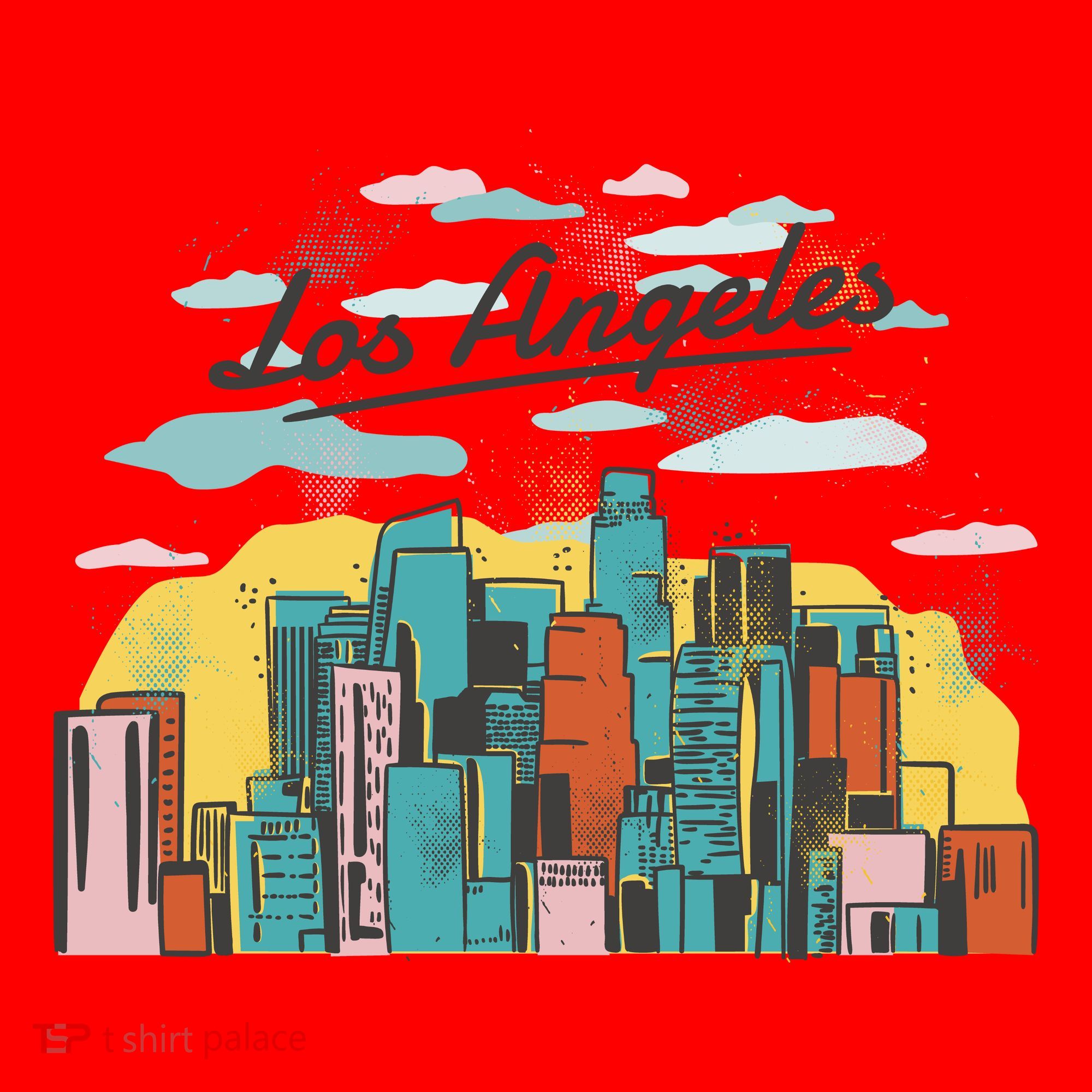 Los Angeles City View Santa Hat
