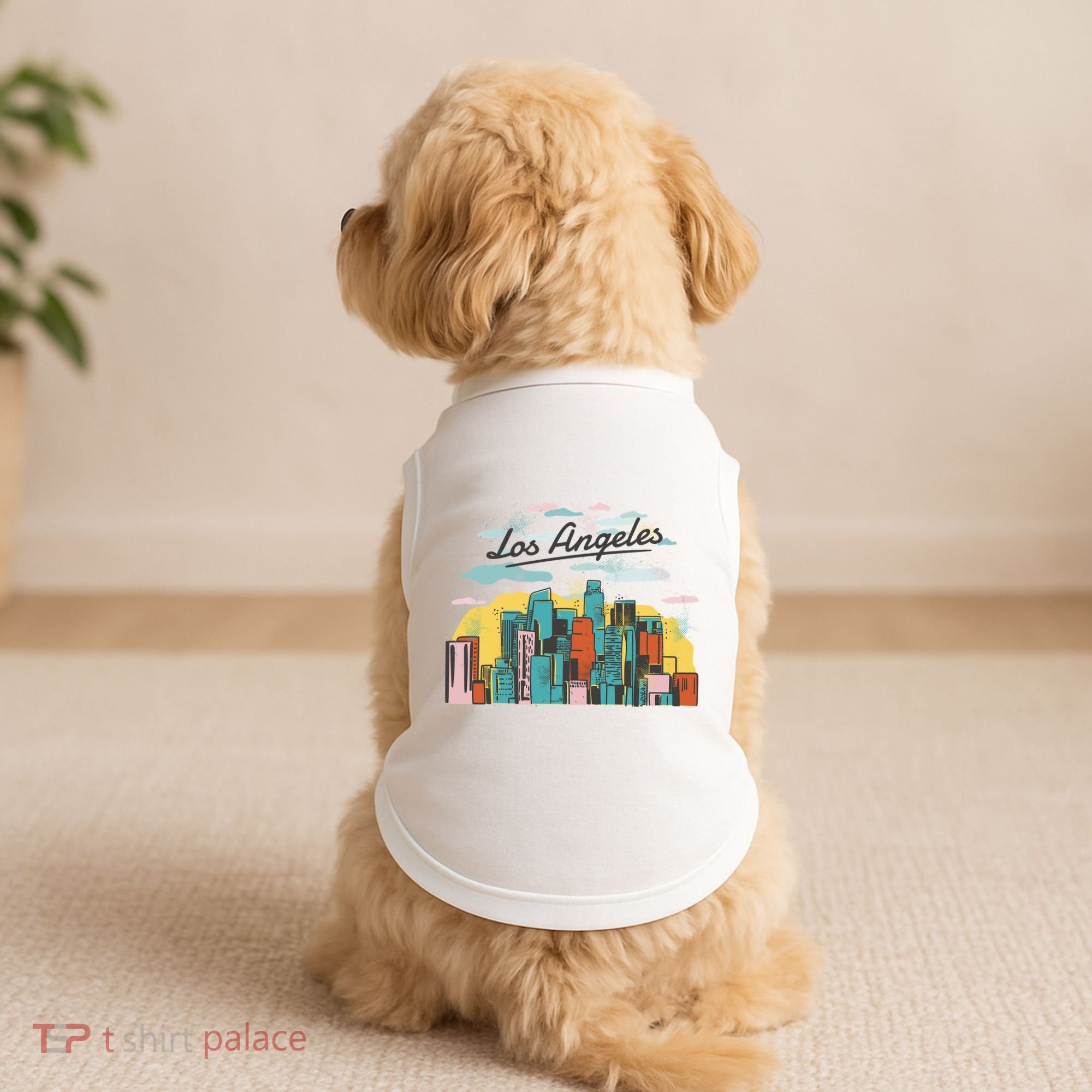 Los Angeles City View Doggie Tank