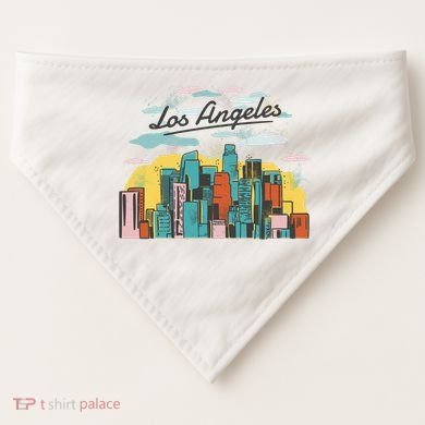 Los Angeles City View USA-Made Doggie Bandana