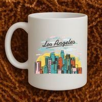 Los Angeles City View Coffee Mug thumb 2