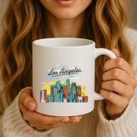 Los Angeles City View Coffee Mug thumb 3