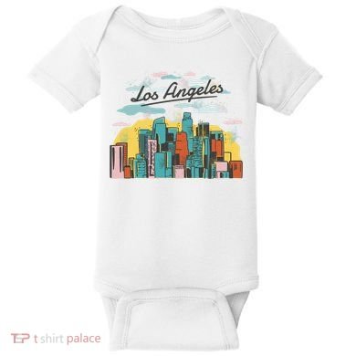 Los Angeles City View Baby Bodysuit