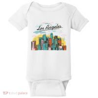 Los Angeles City View Baby Bodysuit thumb 0
