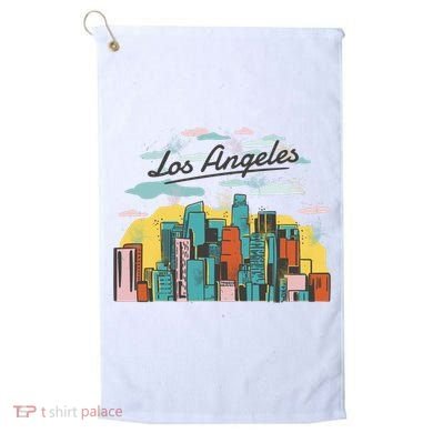 Los Angeles City View Golf Towel